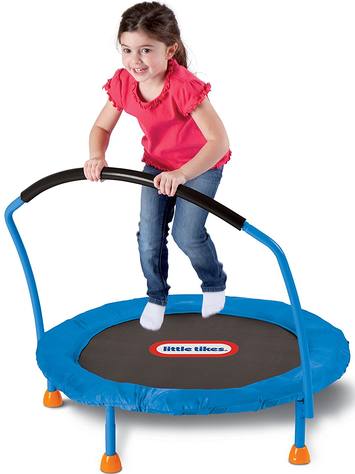Little-tikes-3-trampoline-review-kid